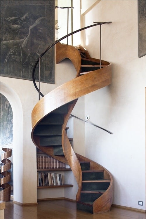 spiral staircase of spirals of luxury