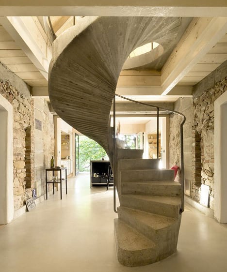 spiral staircase of spirals of luxury
