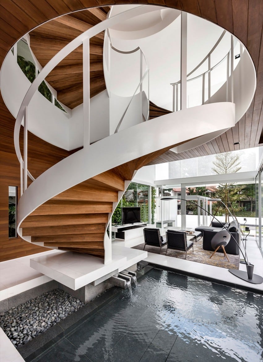 spiral staircase of spirals of luxury