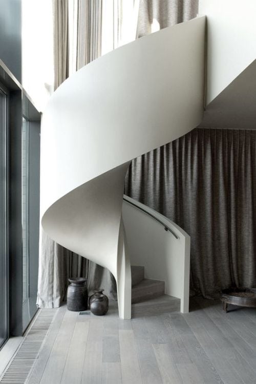 spiral staircase of spirals of luxury