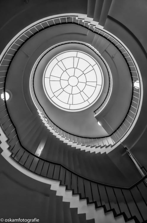 spiral staircase of spirals of luxury